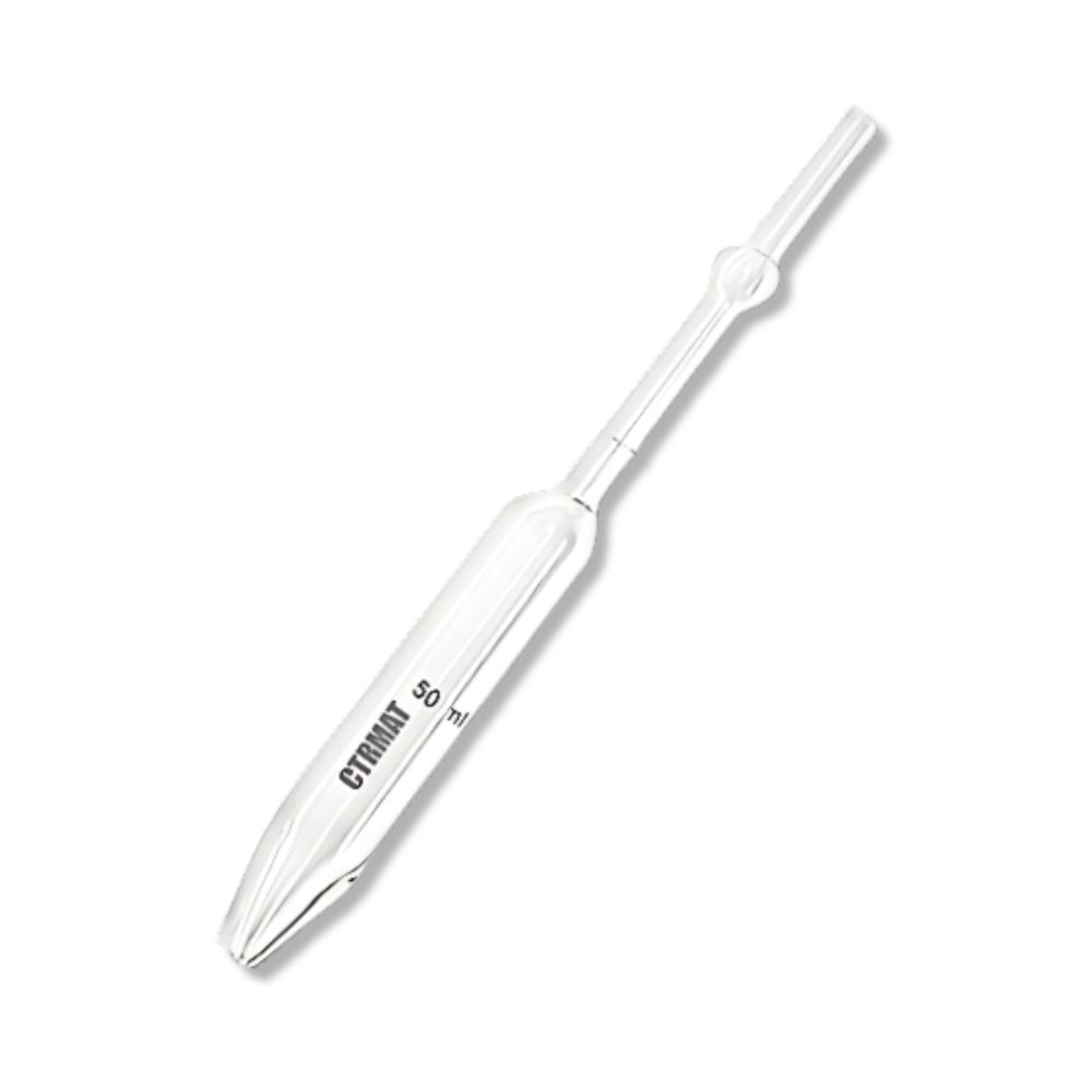 Pipette Jaugée 50 ml Classe A | Spécial Méthode de Rouen | CTRMAT